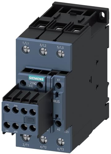 Siemens SIRIUS Schütz 80 A 20 – 33 V 37 KW 2 Na + 2NC Borne Schraube