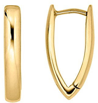 Heideman Ohrringe Damen Trigo aus Edelstahl gold farbend matt Ohrstecker hängend für Frauen Dreieck Ohrschmuck