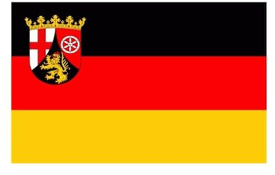 Fahnen Flaggen RHEINLAND PFALZ 150 x 90 cm