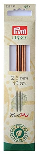 Prym 223131 Strumpfstricknadeln NATURAL 15 cm 2,50 mm