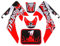 HMParts Pit Bike/Dirt Bike Top Set Adesivi Pollice Rosso