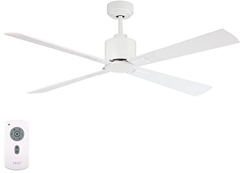 LUCCI AIR Deckenventilator Climate I, Ventilator inkl. Fernbedienung, flacher Deckenlüfter, Ø 132 cm