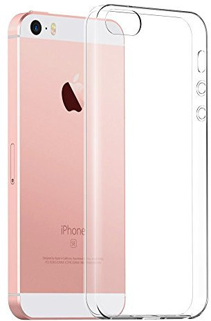 New iPhone 5S / SE/Special Edition Transparent Gel Skin Case Cover Protector Accessories The Keep Talking Shop (Clear)