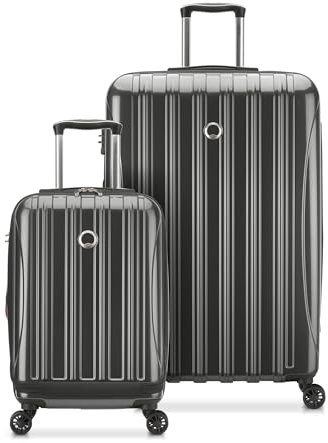 DELSEY PARIS Helium Aero Hardside erweiterbares Gepäck mit Spinnrollen, Gebürstete Anthrazit (Grau) - 0761211
