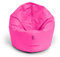 BuBiBag Sitzsack für Erwachsene mit Füllung, großer Gaming Bean Bag, Outdoor Sitzkissen für den Garten, Wasser- und wetterfest (145 cm Druchmesser - Pink)