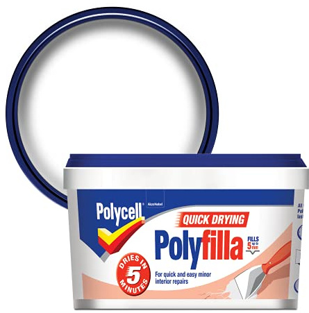 Polycell PLCQDP500G Multi-Purpose Quick Drying Polyfilla Tub, 500 g