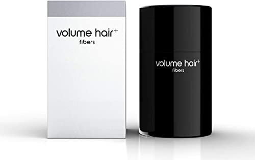 VOLUME HAIR+® Fibers ROT - zur Haarverdichtung für Frauen & Männer 12g - Streuhaar | Schütthaar | Haarfaser für tollen Echthaar Haareffekt - Haar Puder Applikator