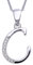 VIKI LYNN Initial Anhänger C 925 Sterling Silber Buchstabe Halskette mit Zirkonia Personalisierte Geschenke für Frauen Damen Mädchen