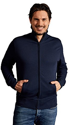 Promodoro 5290F-54-L Arbeitsweatshirtjacke, Marineblau, L