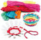 Baker Ross EF656 Bastelsets „Korbflechten“ -für Kinder zum Basteln-Geschenkidee und Dekoration (4 Stück), Kunststoff, Sortiert, 10 cm, 4 Pack