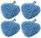 Microfibre Coral Washable Cloth Pads to fit Pifco Steam Mops (Pack of 4)