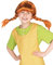 Maskworld Original Pippi Langstrumpf Perücke für Kinder - rote Haare mit 2 Zöpfen