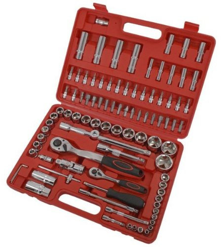 neilsen ct0697 Professional Quality Socket Tool Set - Silver (94-Piece)