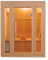 France Sauna - SN-ZEN3PK - Sauna Vapeur Zen - Poêle et Pierre Inclus - Puissance 3,5 KW - 3 Places Pack Complet, Bois