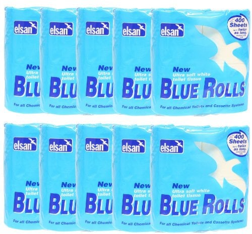 Elsan Blue 40 x Dissolvable Toilet Rolls Caravan Motorohome Bulk Buy
