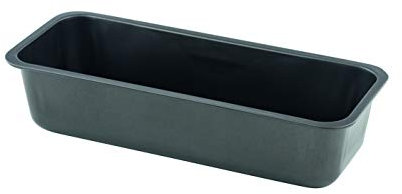 Kelomat, 0638-250, Kastenform Easy, BACKEN/FORMEN/FRITTIEREN, antihaftbeschichtet, Länge 30 cm, Breite 13 cm, Höhe 7 cm, Antihaftversiegelung, leicht zu entformen, Emaill Backform, Kastenform Kuchen