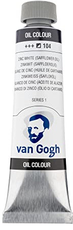 Van Gogh Peinture à l'huile de zinc blanc, taille unique