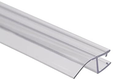 Croydex Rigid Shower Screen Wiper Seal Kit Fitting 4-6 mm Thick Panels, 1000mm