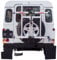 FABBRI 6950258 Porte-ski d'attelage Coffre à bagages Porte-ski sur boule d'attelage Porte-ski pour attelage