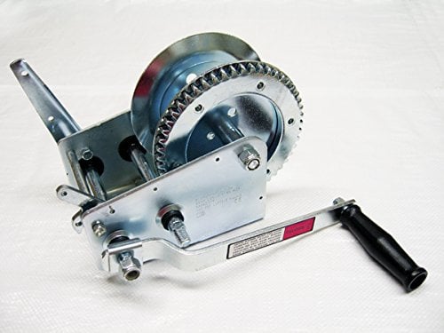 Secure Fix Direct 2500 Lbs / 1100 Kgs Manual Hand Winch Zinc - Marine Boat Car Trailer Hoist