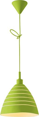 Heitronic Pendelleuchte Jazz aus Silikon, für E27 maximum 40W, Leuchtmittel nicht enthalten, grün HEI-27711