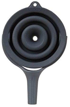 Dexas POP Imbuto pieghevole in silicone, diametro 11,4 cm, grigio