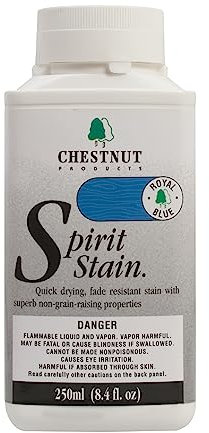 Chestnut SSROY250 Spirit Stain Royal Blue, 250ml