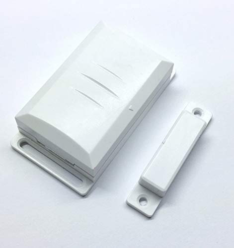 Interruptor de contacto de ventana DFM-1000 con sensor magnético para receptor inalámbrico de DIW y similares. Contacto externo para diversos circuitos. Para control de aire en campanas extractoras