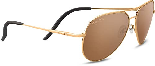 Serengeti Carrara Sonnenbrille Unisex Erwachsene, Gold