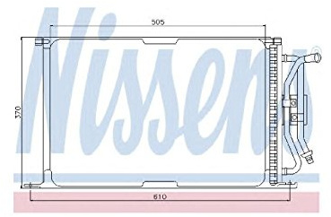 NISSENS Kondensator, Klimaanlage 94277