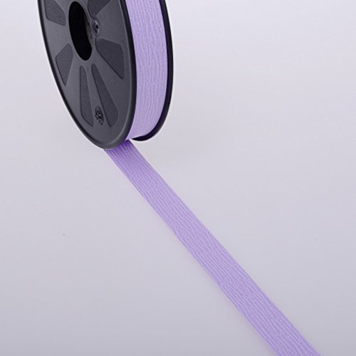 Deko und Band Wetterfestes Polyband mit Holzmaserung - Lavendel - 19 mm - 91 m Rolle - 120