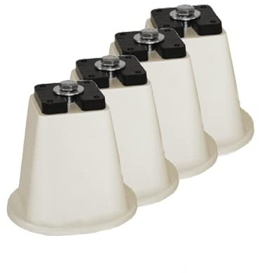 Artiplastic Supporti per Unità Climatizzatore per Appoggio a Pavimento, 4 Piedini per Appoggiare Unità Esterna Motore Condizionatore, Coni di Supporto per Condizionamento, Portata Max 2000 Chili