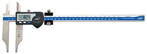 HELIOS-PREISSER 1331522 Digitaler Werkstattmessschieber mit Spitzen und Feineinstellung, 300 x 90 mm