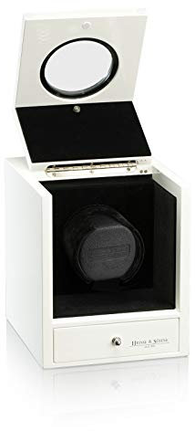 HEISSE & SÖHNE SEIT 1976® Uhrenbeweger Glamour Weiss 1 für 1 Automatikuhr