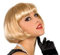 BLOND Perücke Cabaret kurzhaar Bobschnitt Bob Charleston glattes Haar Karneval Silvester Verkleiden Kostüm