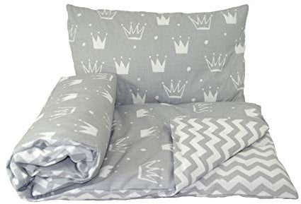 Reversible 2pcs Baby Bedding Set Duvet/Quilt Cover + Pillowcase (120x90cm for cots and cotbeds, 23)