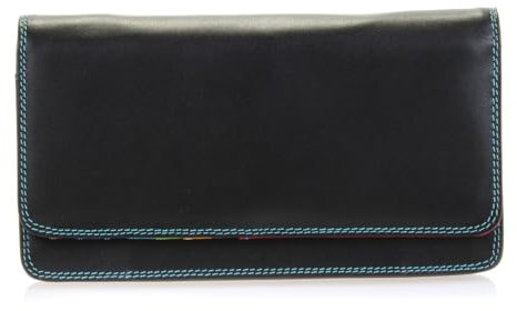 mywalit - Leder Damen Geldbörse - Medium matinee Purse Wallet - 237-4 - Black pace