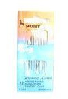 Pony Gold Eye Sewing Needles: Household Assorted, Multi-Colour