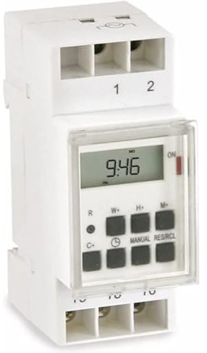 Zeitschaltuhr digital Timer 3500 Watt Hutschiene Schalttafel DIN Schiene