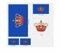 U24 Aufkleberbogen Fehmarn Aufkleber Set Flagge Fahne