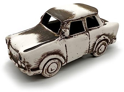 zoopaul.com Aquarium Dekoration Keramik Trabi DDR Fisch Keramik Schrot Auto DDR Trabant Neu