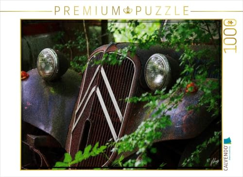 CALVENDO Puzzle Citroen im grünen Kleid | 1000 Teile Lege-Größe 64 x 48 cm Foto-Puzzle für glückliche Stunden