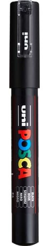 Uni-ball Posca Marqueur Pointe Extra Fine - Noir