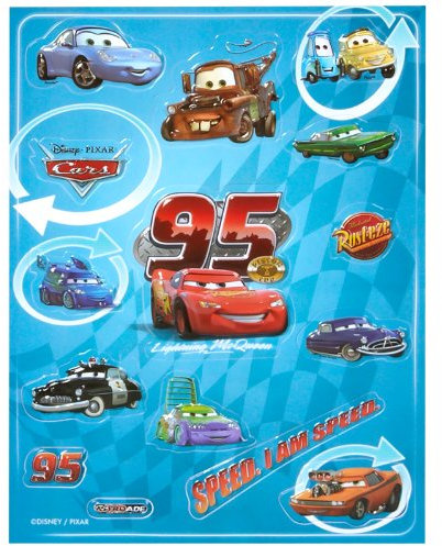 DISNEY CARS - 15 coole Bubble Sticker - Aufkleber aus USA