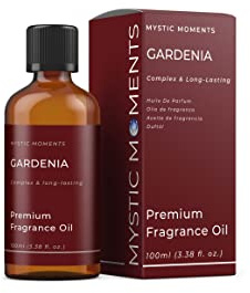 Mystic Moments | Gardenia Fragrance Oil | 100ml | Gardenia notes create a creamy white floral scent for candles, soaps, wax melts and diffusers.