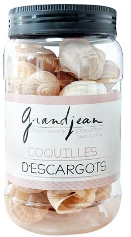 Coquilles d'escargots belle grosseur - Pot de 30 pièces - Grandjean