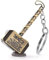 Thor Hammer Porte-clés en bronze massif