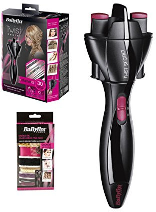 BaByliss Twist Secret Hair Styler with 30 Piece Accessory Set + Grungy Set