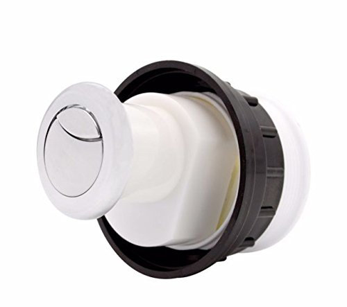 Thomas Dudley Dio Dualflush 51mm Round Button 327733, White
