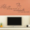 KLEBEHELD® Wandtattoo Spruch Liebe ist das Einzige, was sich verdoppelt | Größe 120x45cm, Farbe schwarz